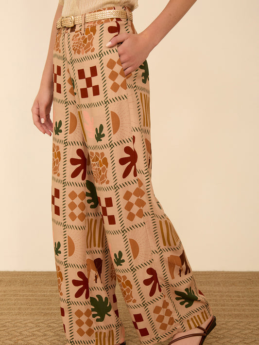 Pantalón largo fluido