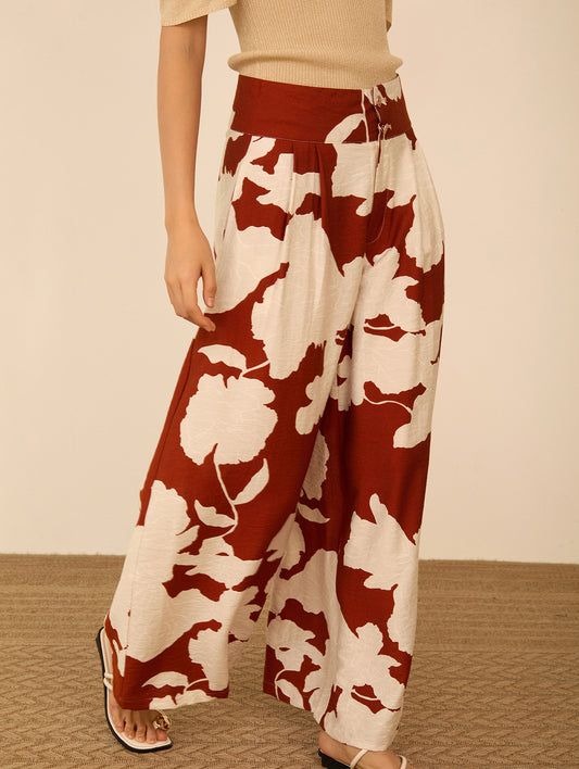 Pantalón palazzo fluido