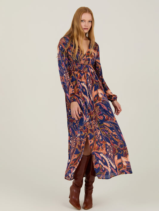 Vestido estampado fiesta