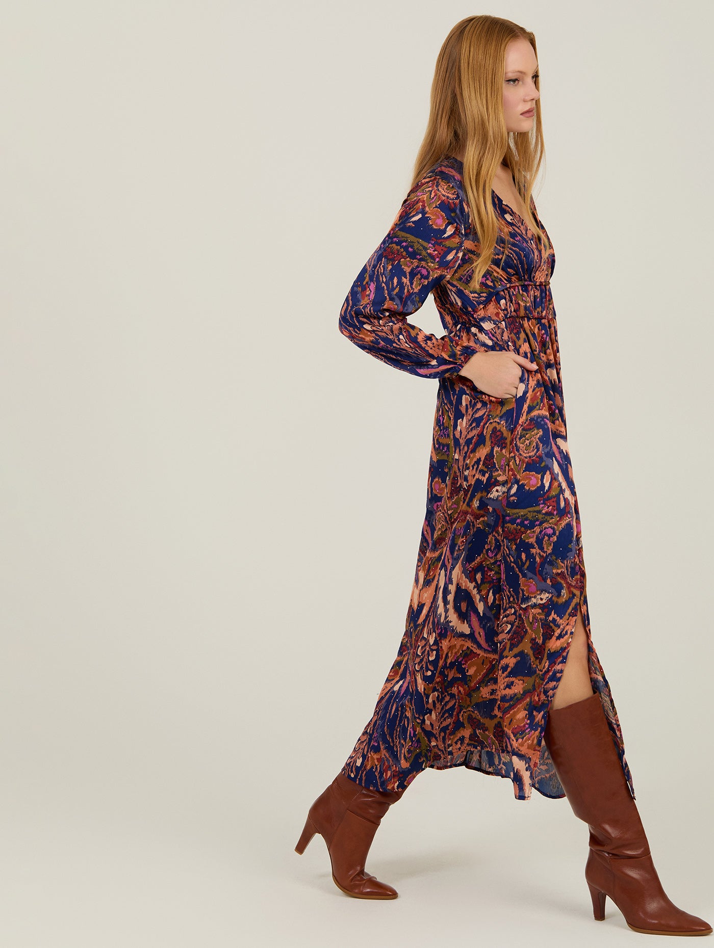 Vestido estampado fiesta