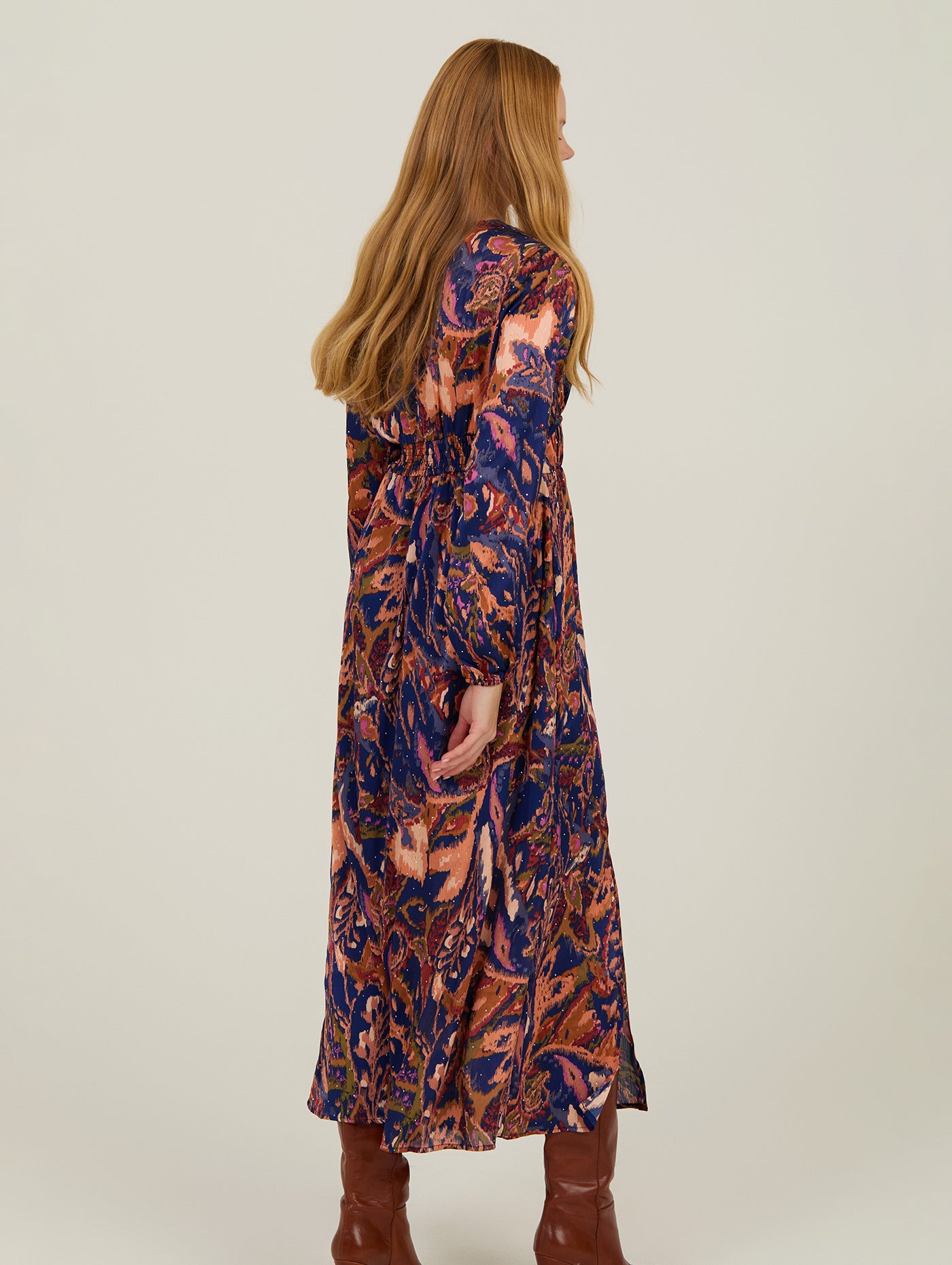 Vestido estampado fiesta