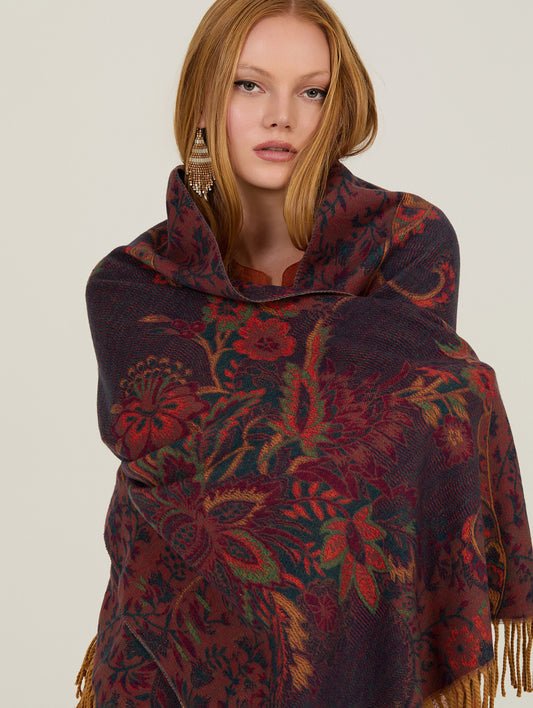 Pañuelo estampado floral