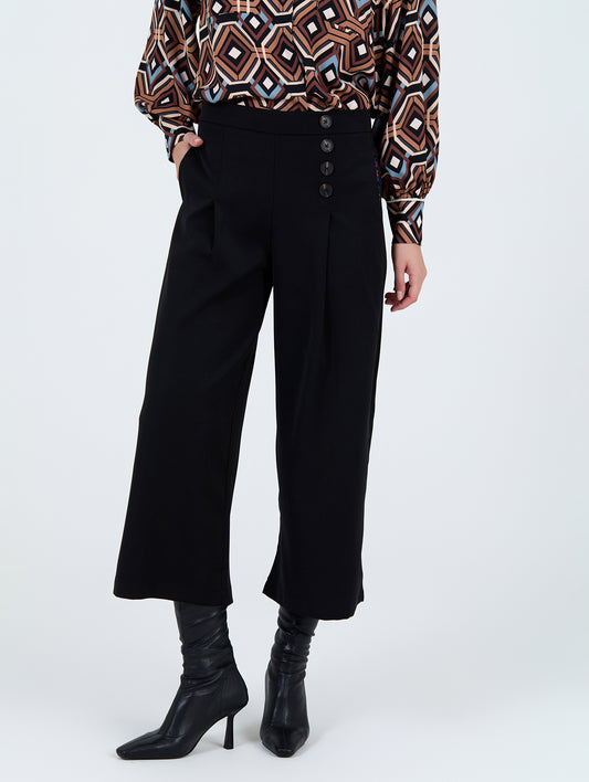 Pantalón tobillero fluido